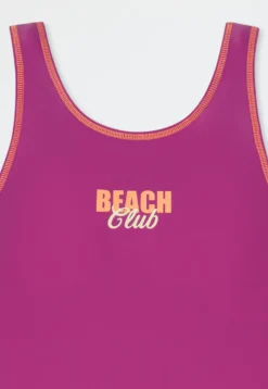 Badeanzug Schulsport fuchsia - Aqua