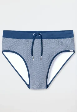 Badehose Wirkware blau gemustert - Aqua