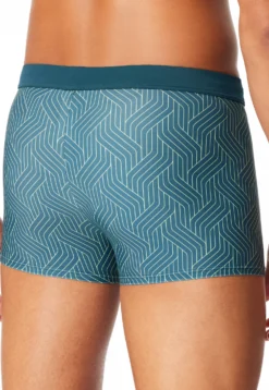 Badehose Wirkware lime gemustert - Aqua