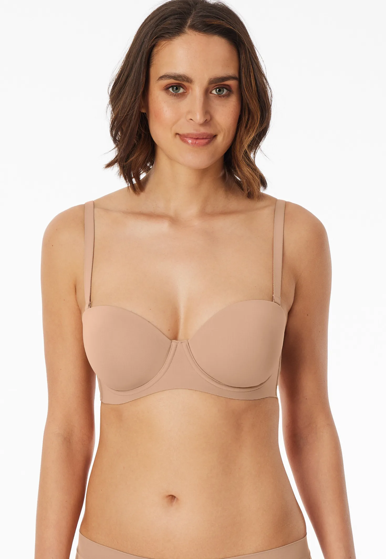 Bandeau-BH mit abnehmbaren Trägern und gleitenden Cups - Unique Micro
