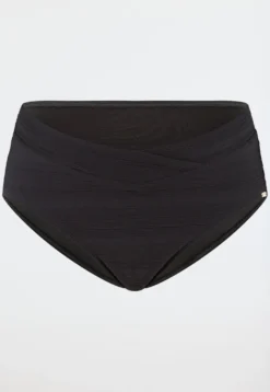 Bikinislip Retro Streifen schwarz - Aqua