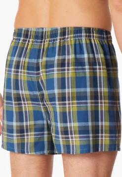 Boxershorts 2er-Pack Webware gemustert - Boxershorts Multipack