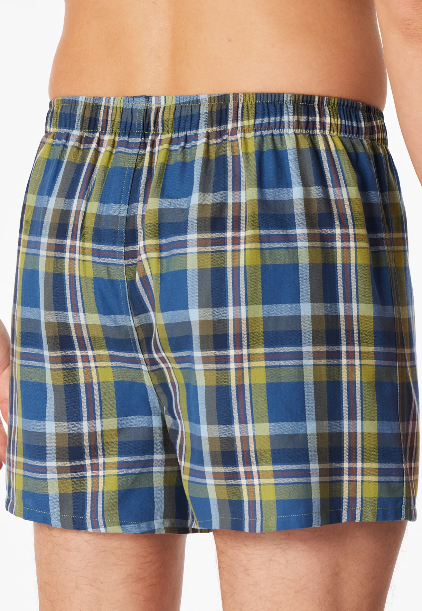 Boxershorts 2er-Pack Webware gemustert - Boxershorts Multipack