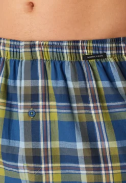 Boxershorts 2er-Pack Webware gemustert - Boxershorts Multipack