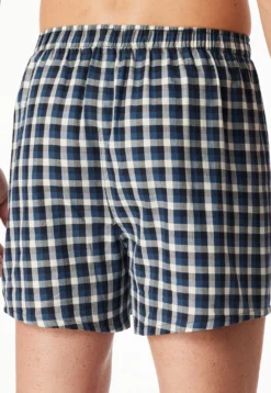 Boxershorts 2er-Pack Webware Karo mehrfarbig - Boxershorts Multipack