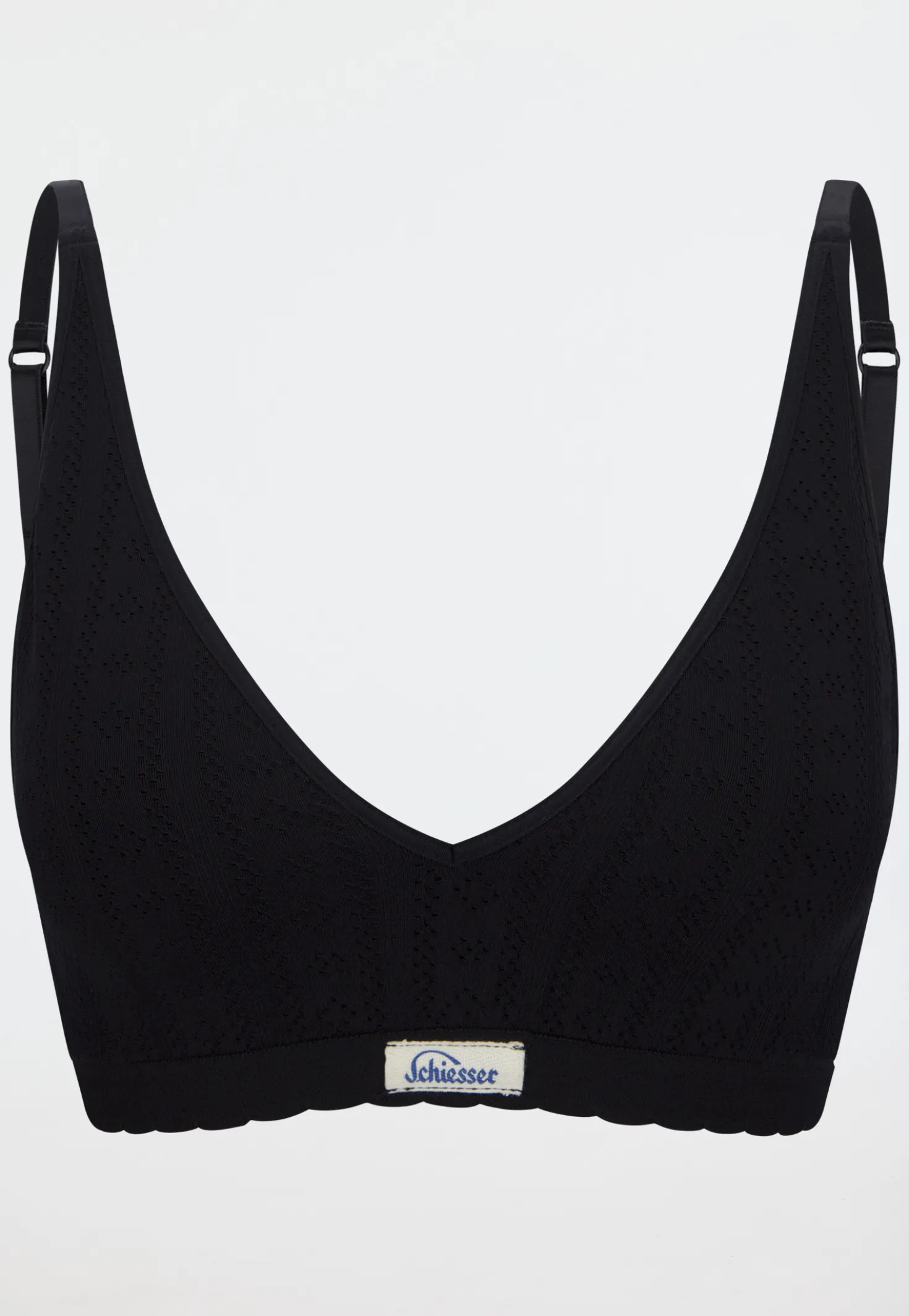 Bustier Ajourée seamless schwarz - Revival Alma
