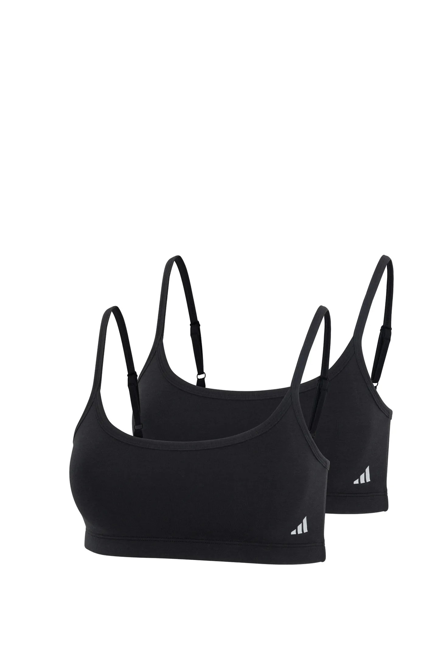 Bustier 2er-Pack Schwarz - ADIDAS