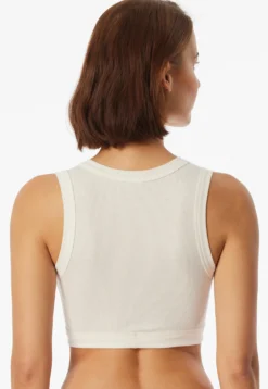 Bustier Feinripp off-white - Revival Paula