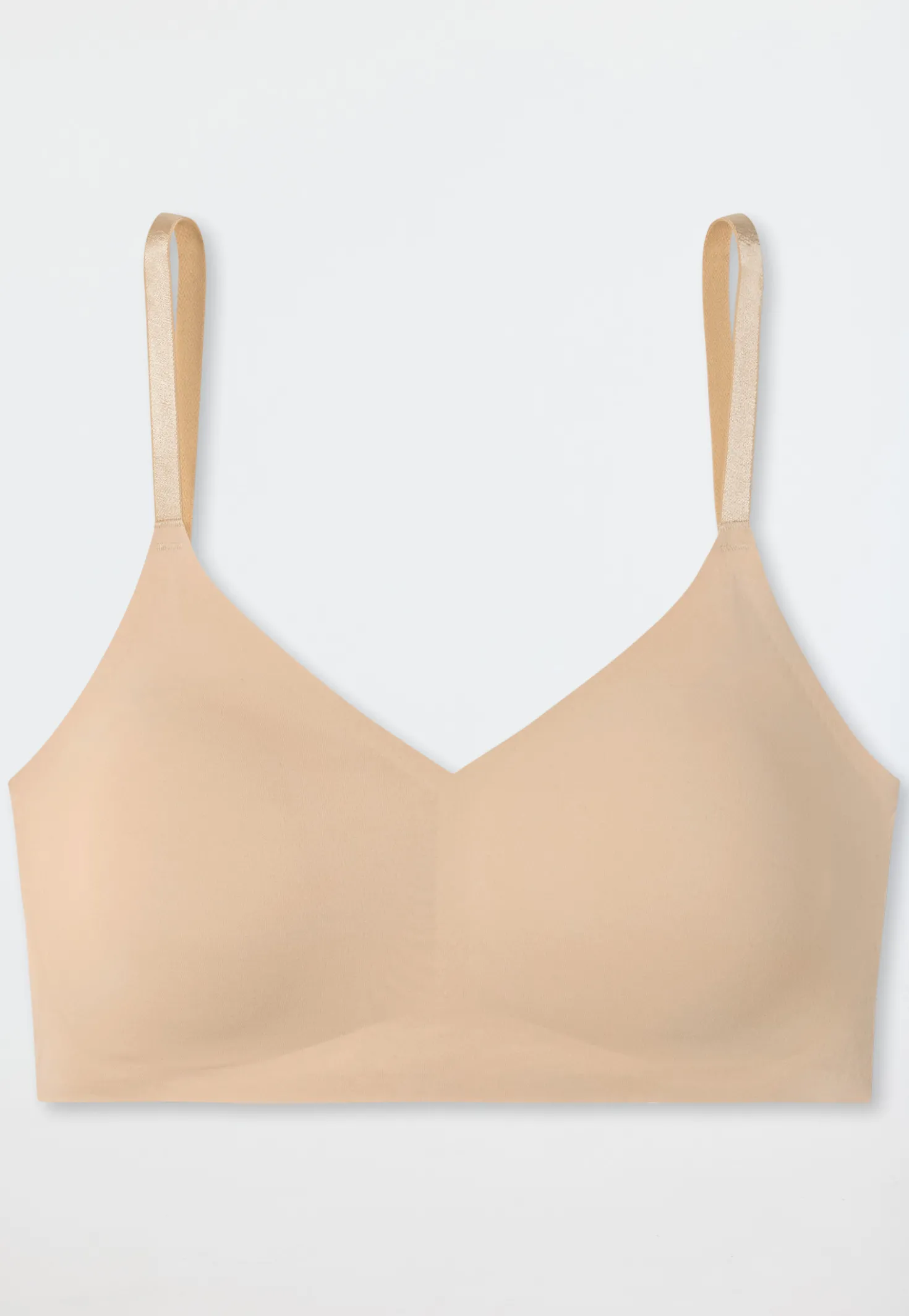 Bustier Microfaser herausnehmbare Pads sand - Invisible Soft