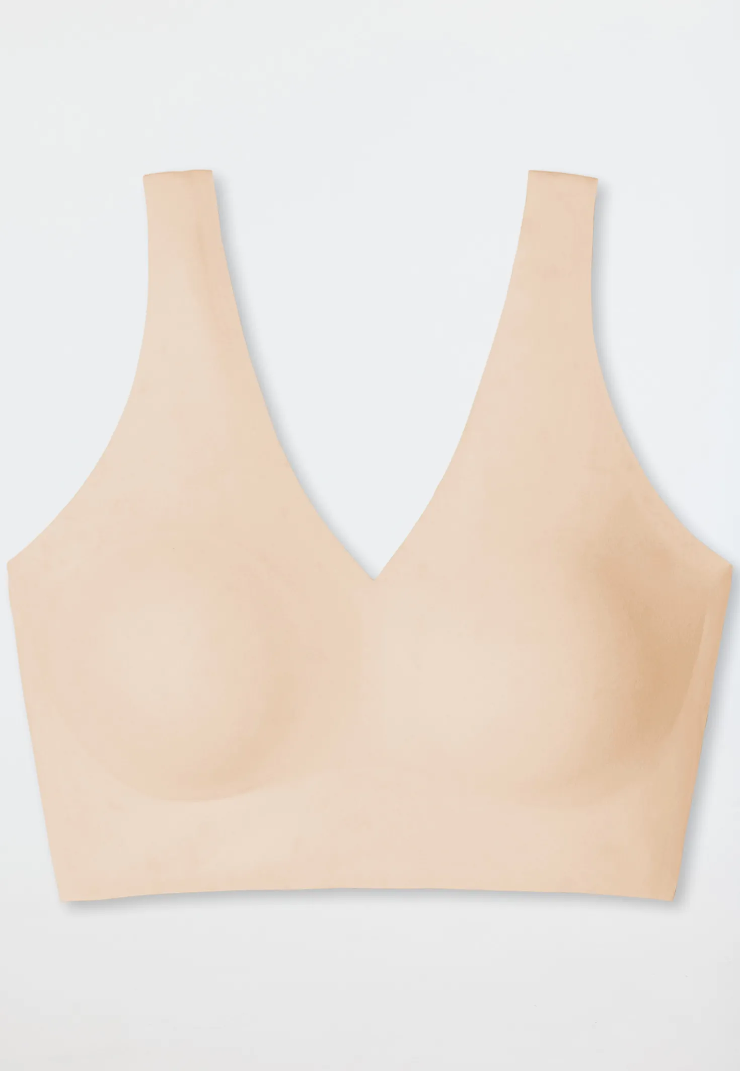 Bustier Microfaser herausnehmbare Pads sand - Invisible Soft