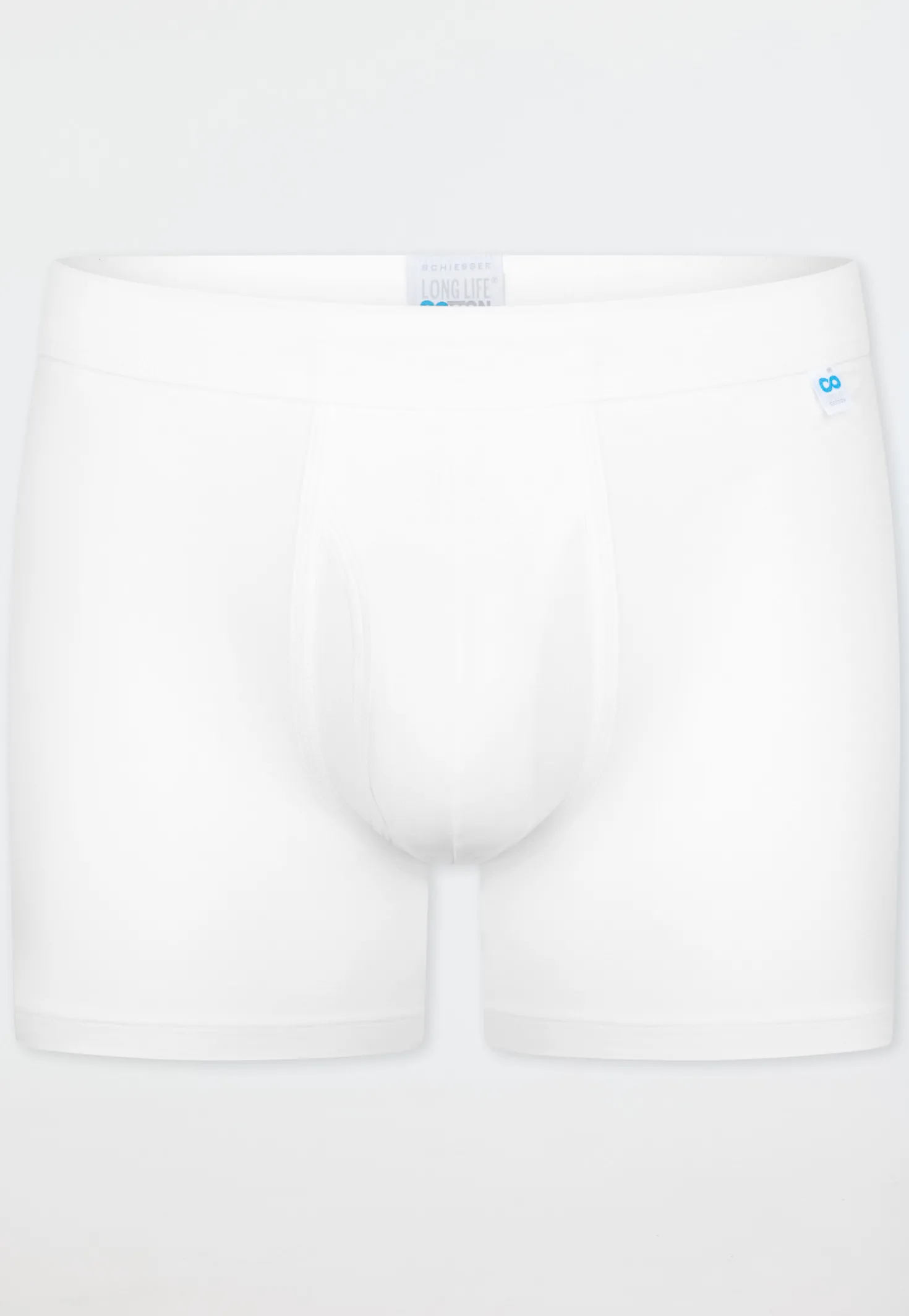 Cyclist Shorts Eingriff weiß - Long Life Cotton
