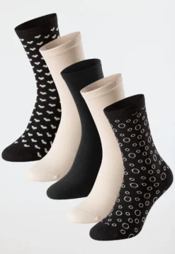 Damensocken 5er-Pack mehrfarbig - Bluebird