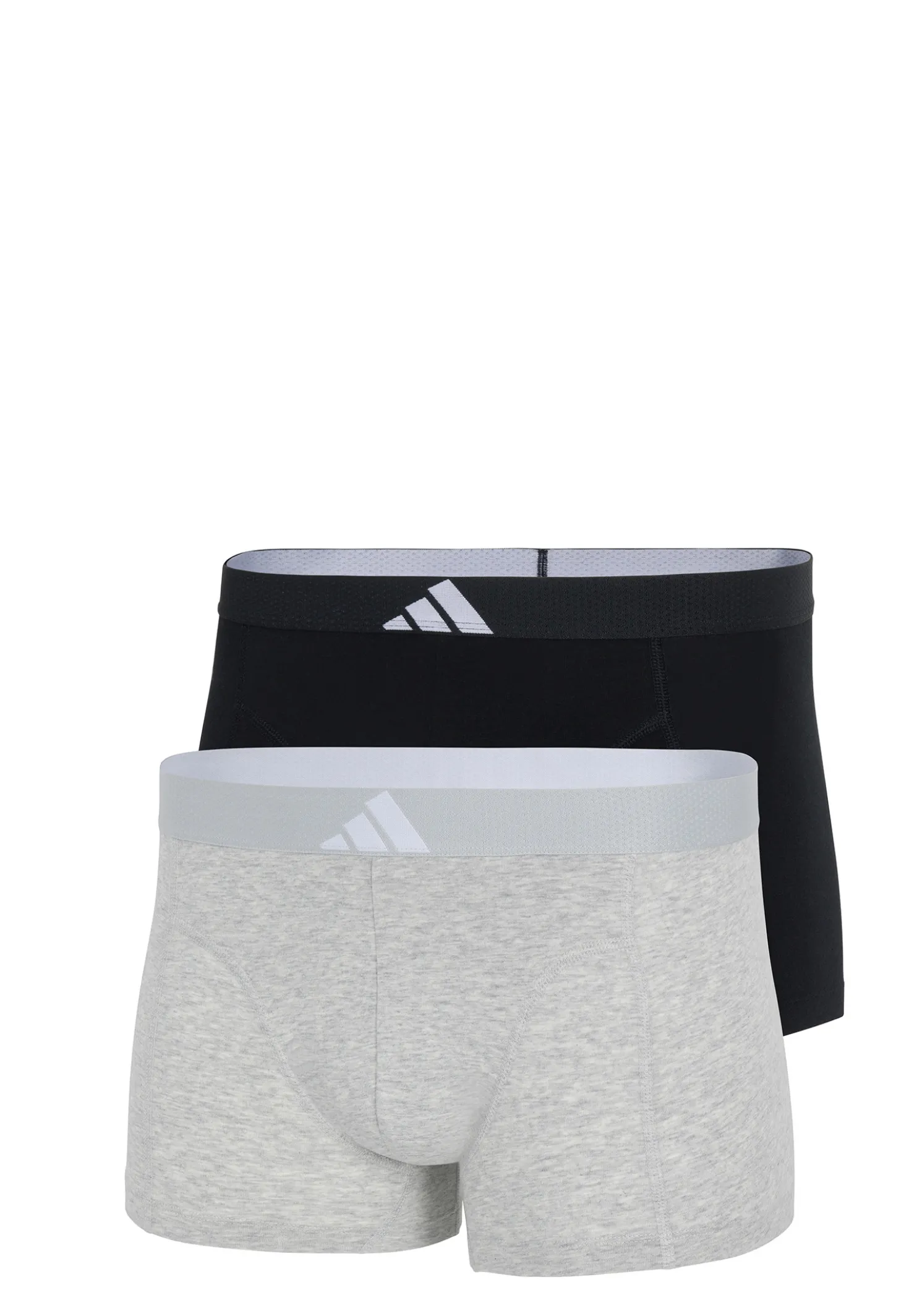 Enge Boxershorts 2er-Pack Schwarz/Grau - ADIDAS