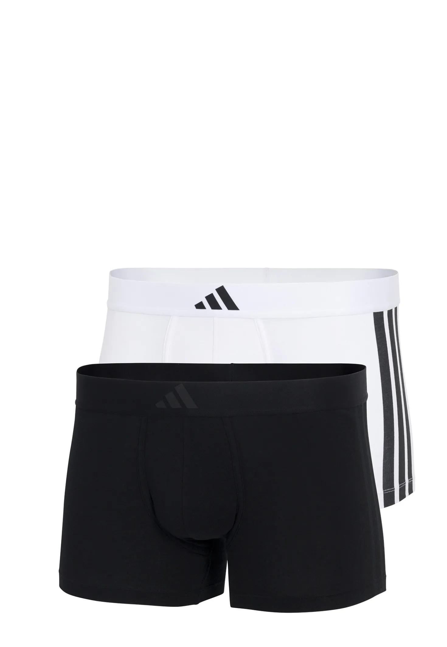 Enge Boxershorts 2er-Pack Schwarz/Weiss - ADIDAS