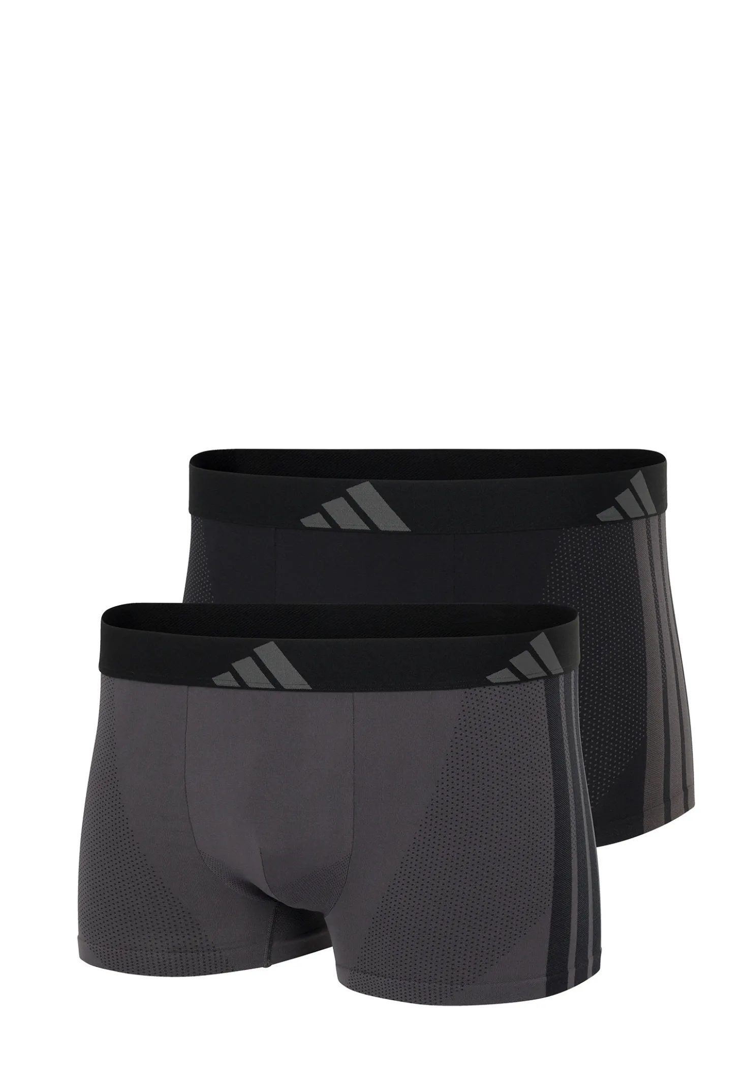 Enge Boxershorts 2er-Pack Schwarz/Anthrazit - ADIDAS