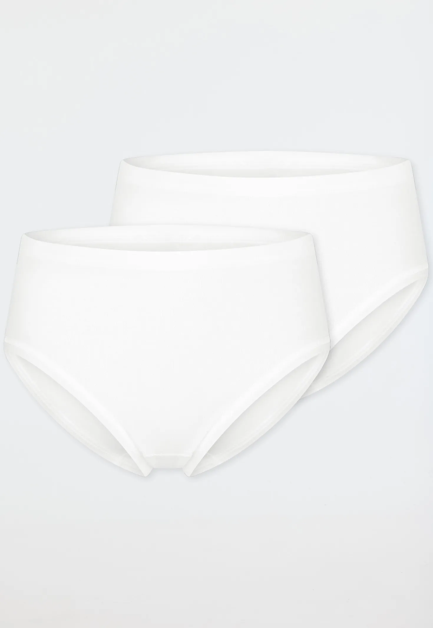 Hüftslips 2er-Pack Feinripp weiß - Original Classics