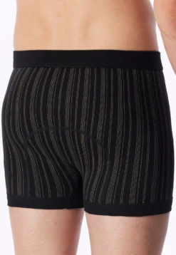 Hose kurz Feinripp 2er-Pack mit Eingriff schwarz gestreift - Original Classics