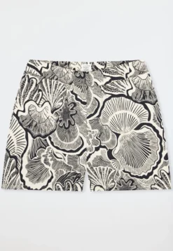 Hose kurz Heavy Single Jersey Muscheln multicolor - Mix+Relax