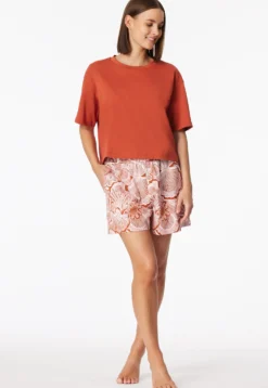 Hose kurz Heavy Single Jersey Muscheln multicolor - Mix+Relax