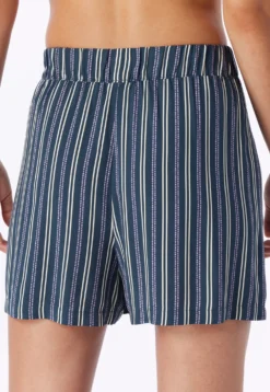 Hose kurz Viskose-Webware Streifen multicolor  Mix+Relax