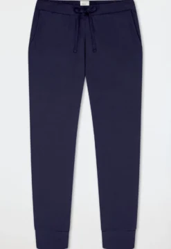 Hose lang Bündchen deep blue - Mix+Relax