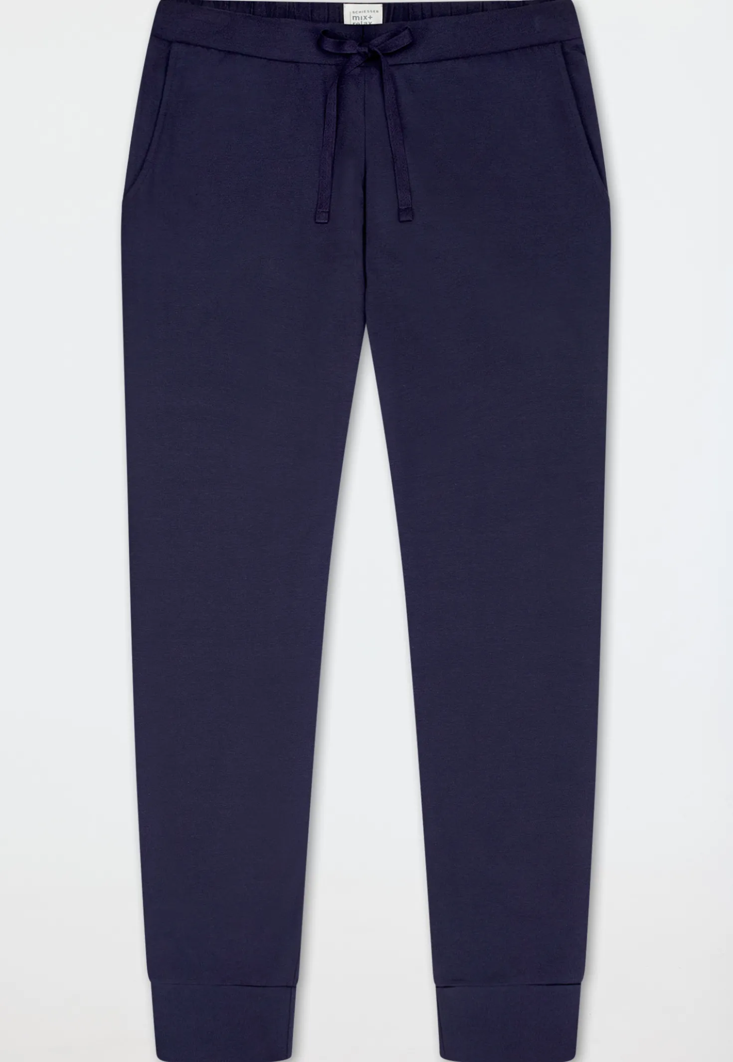 Hose lang Bündchen deep blue - Mix+Relax