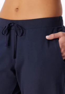 Hose lang Bündchen deep blue - Mix+Relax