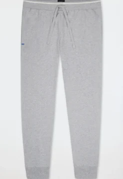 Hose lang Bündchen grau meliert - Mix+Relax