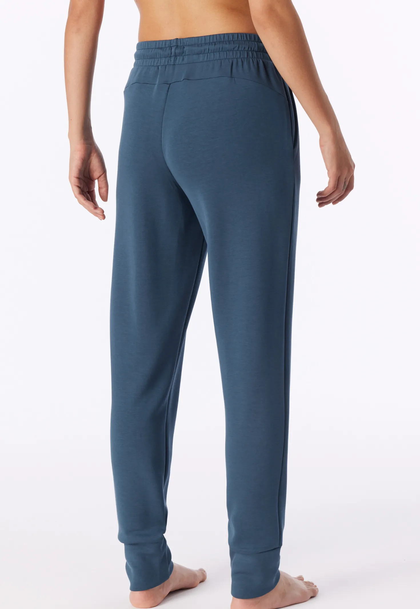Hose lang Doubleface Bündchen deep blue - Mix+Relax