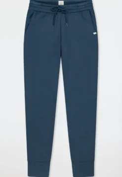 Hose lang Doubleface Bündchen deep blue - Mix+Relax
