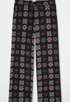 Hose lang Ornament schwarz - Mix+Relax