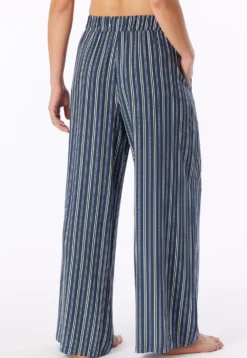 Hose lang Viskose-Webware Streifen multicolor  Mix+Relax