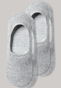 Inshoe-Damensocken 2er-Pack silbergrau meliert - Long Life Cool