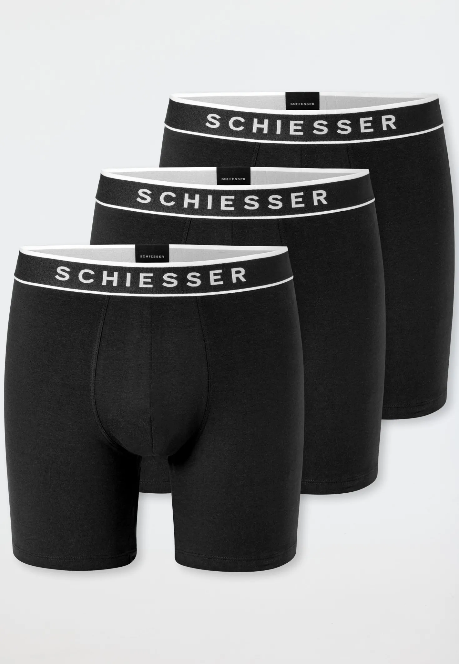 Long-Shorts 2er-Pack schwarz - 95/5