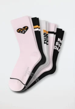 Mädchensocken 5er-Pack mehrfarbig - Legwear Teens