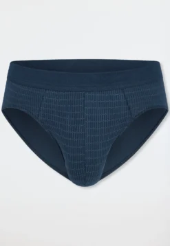 Minislip gemustert deep blue - Comfort Fit