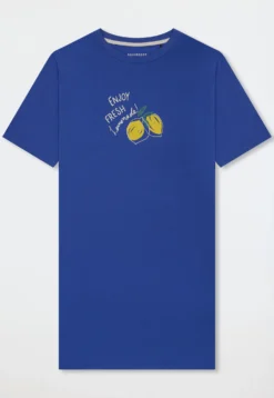 Nachthemd kurzarm Zitrone royal - Casual Fashion
