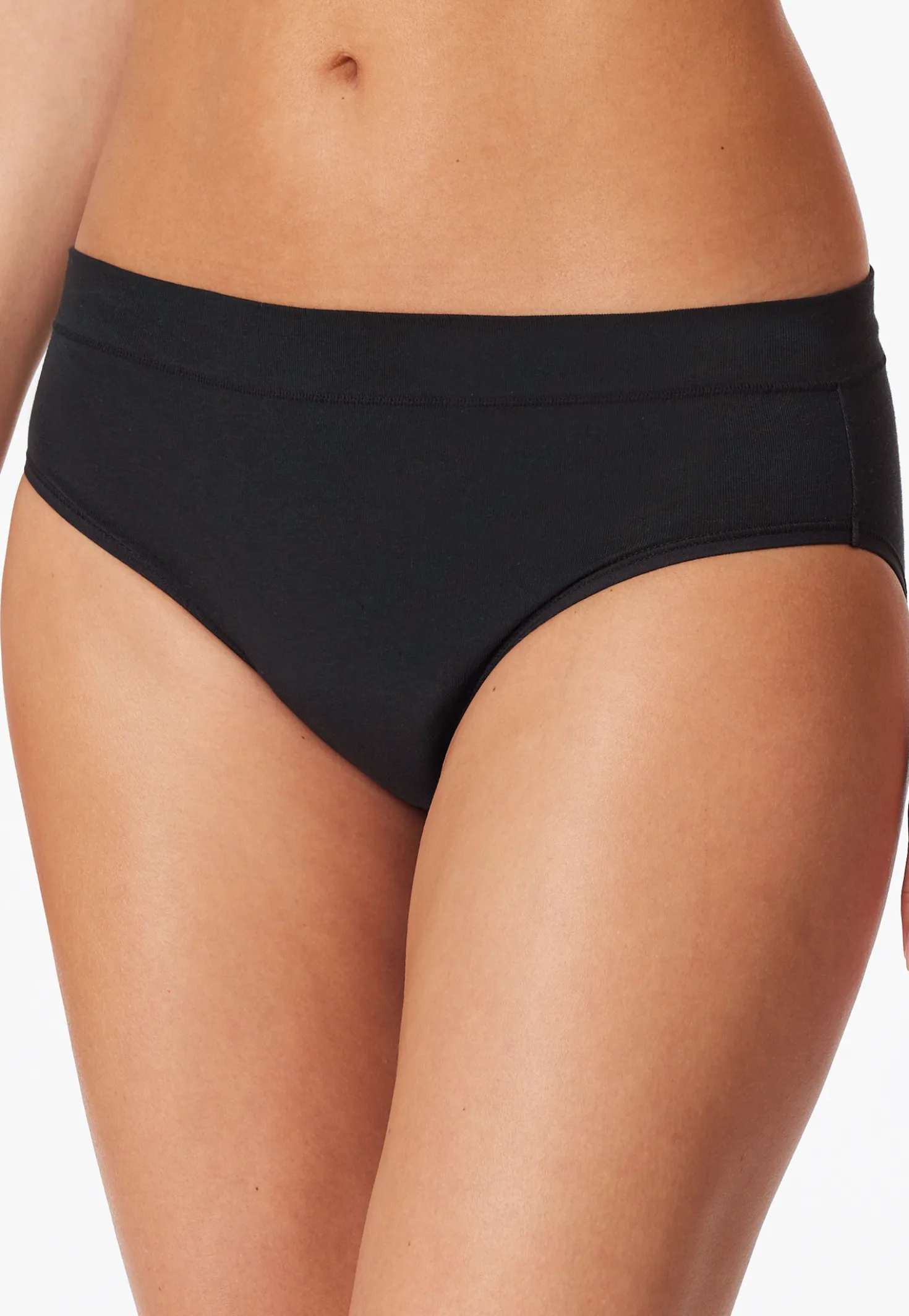 Periodenslip Rio schwarz - SCHIESSER Care Bonded