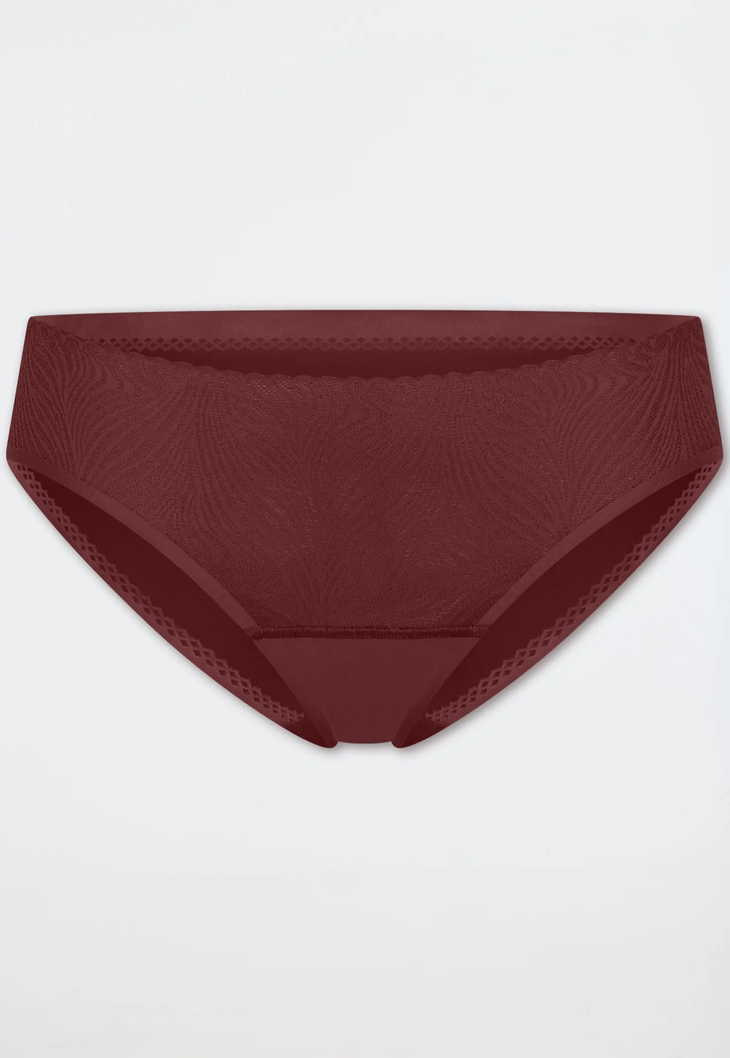 Rio-Slip seamless Spitze burgund - Invisible Soft Lace