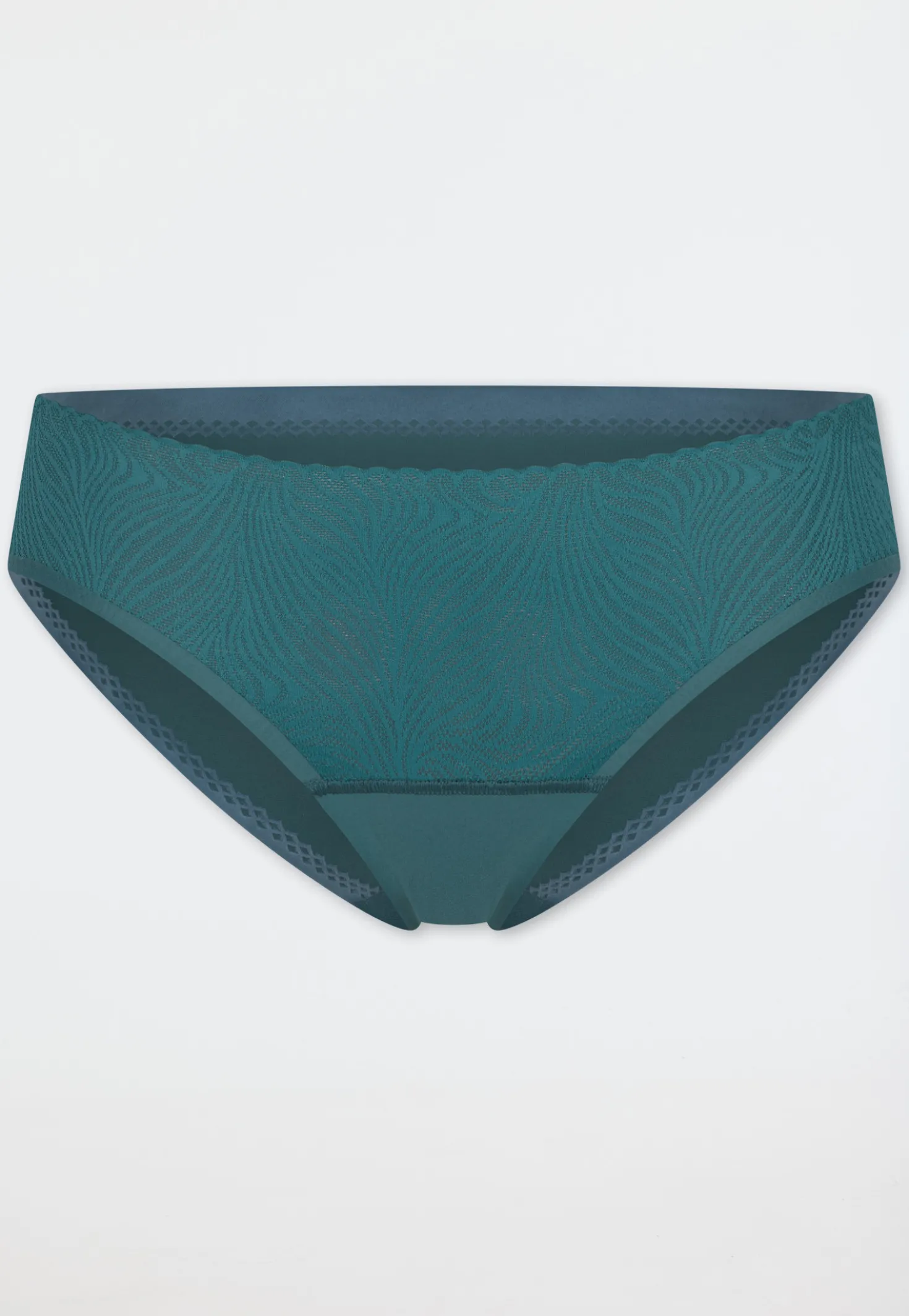 Rio-Slip seamless Spitze grün - Invisible Soft Lace