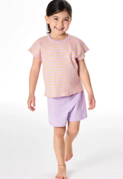 Schlafanzug kurz Ringel orchid - Kids Nightwear