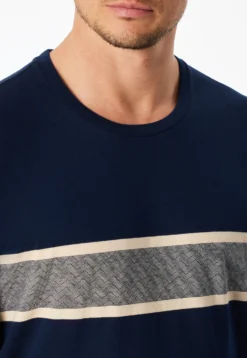 Schlafanzug lang Streifen admiral - Casual Essentials