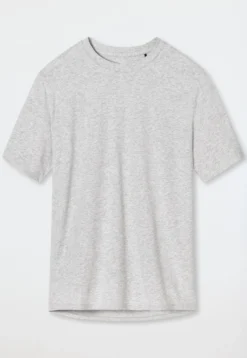 Shirt kurzarm grau meliert - Mix+Relax