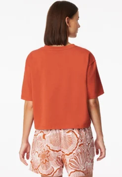 Shirt kurzarm Heavy Single Jersey terracotta - Mix+Relax