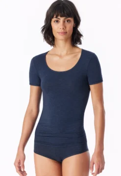 Shirt kurzarm nachtblau - Personal Fit