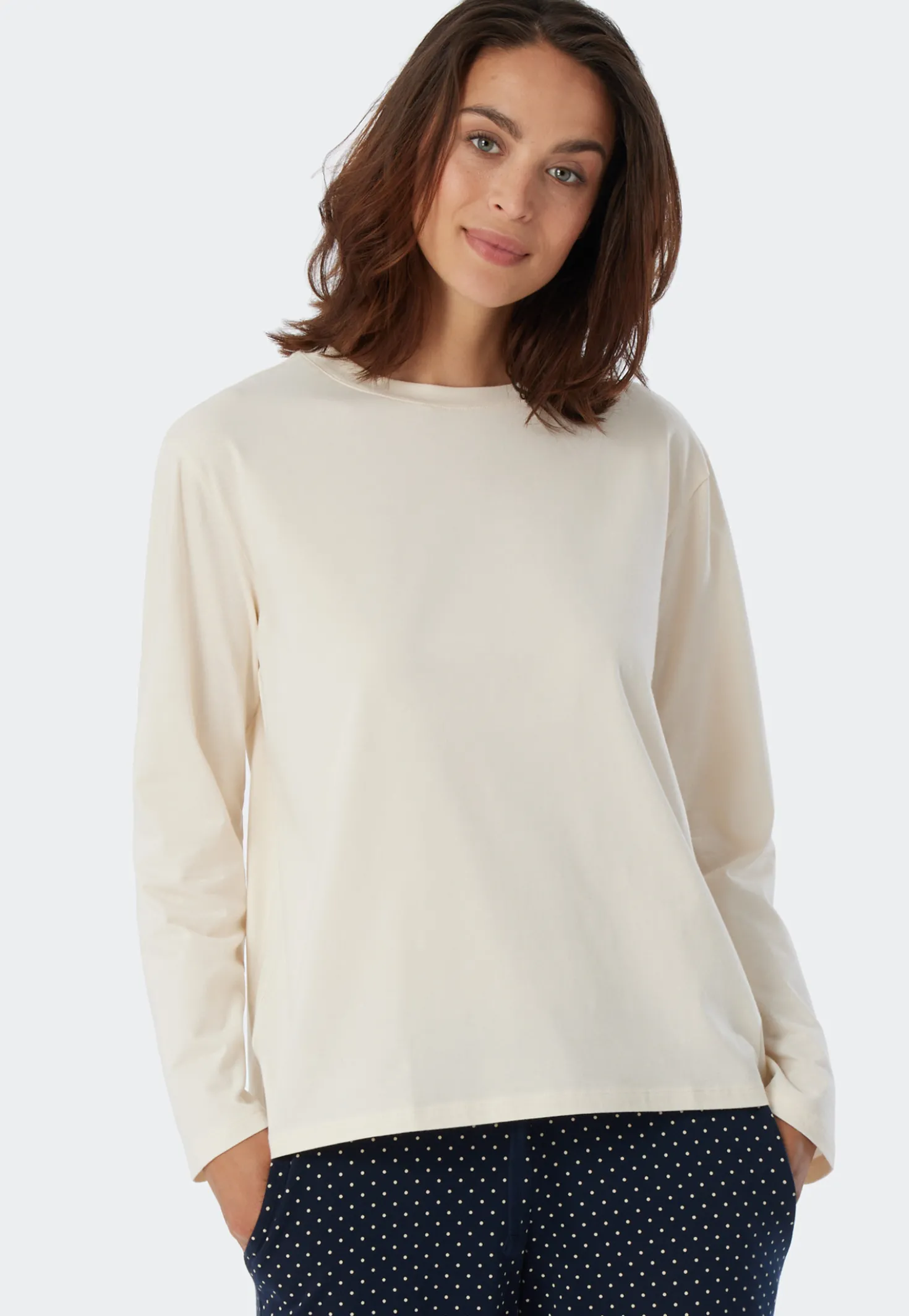 Shirt langarm creme - Mix+Relax