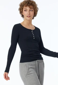 Shirt langarm schwarz - Revival Berta