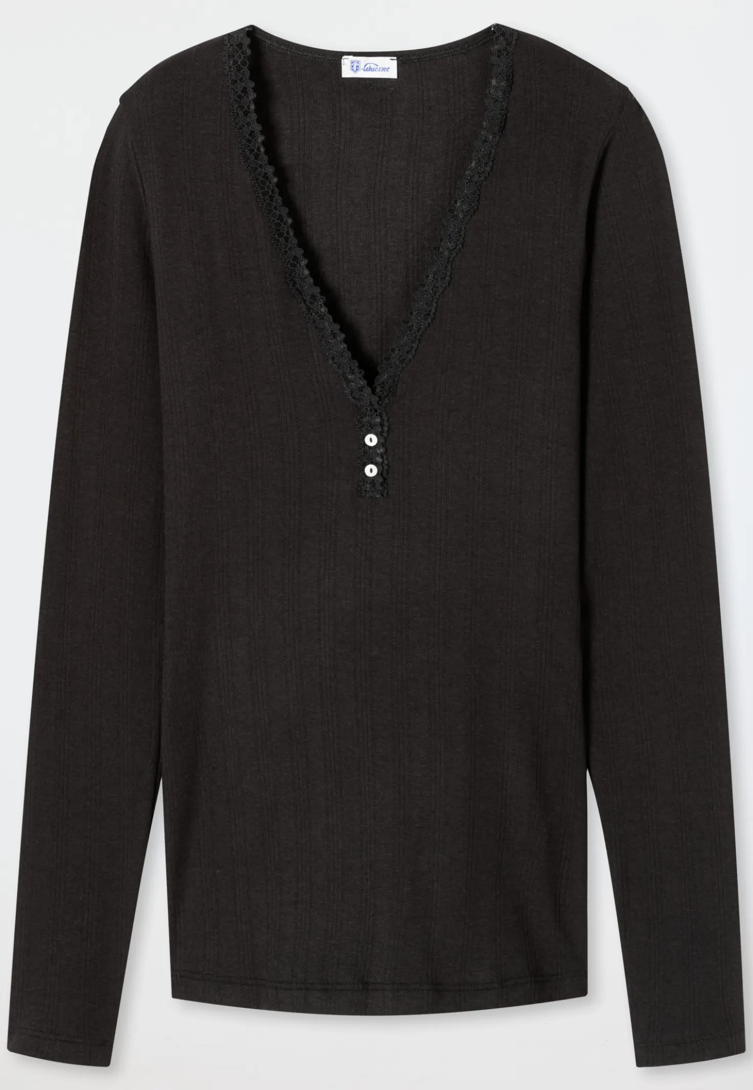 Shirt langarm schwarz - Revival Agathe
