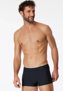 Shorts blauschwarz gestreift - Long Life Soft