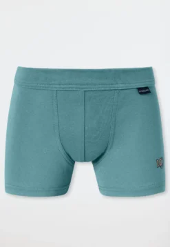 Shorts 2er-Pack grün - Fine Rib